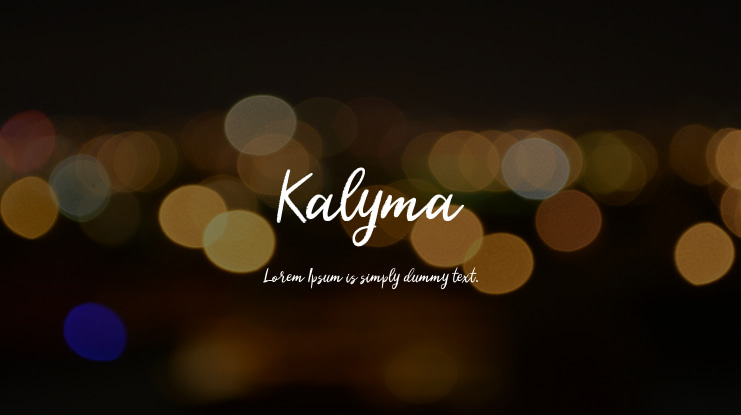 Kalyma Font