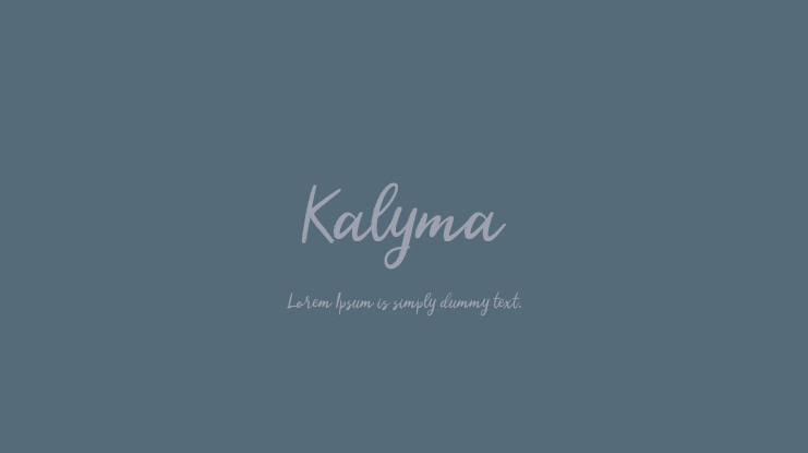 Kalyma Font