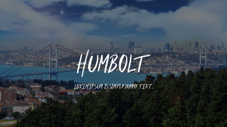 Humbolt Font