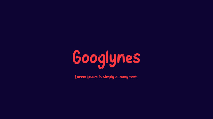Googlynes Font