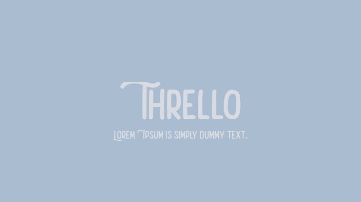 Thrello Font