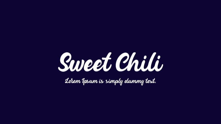 Sweet Chili Font