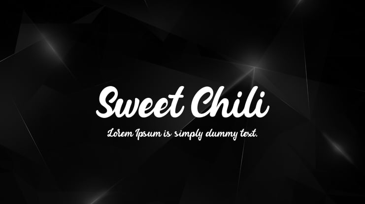 Sweet Chili Font