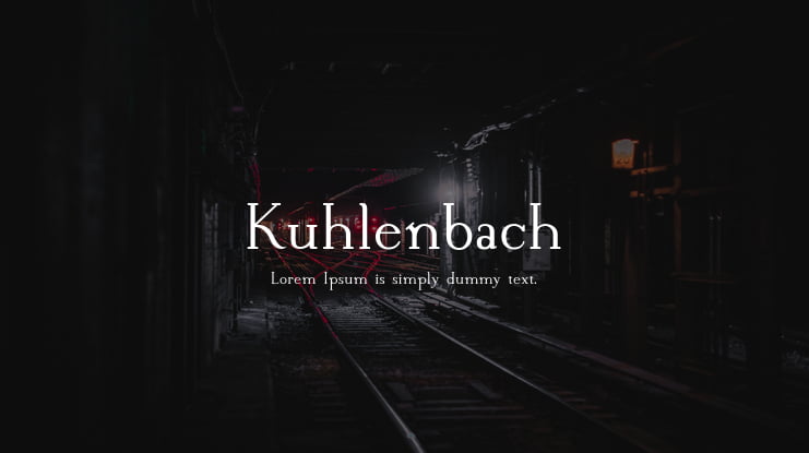 Kuhlenbach Font