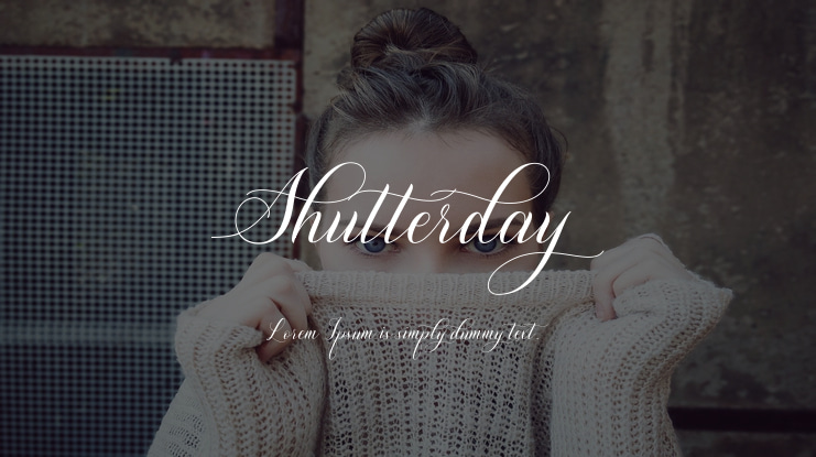 Shutterday Font