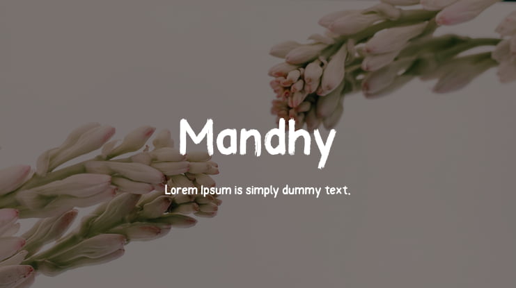 Mandhy Font