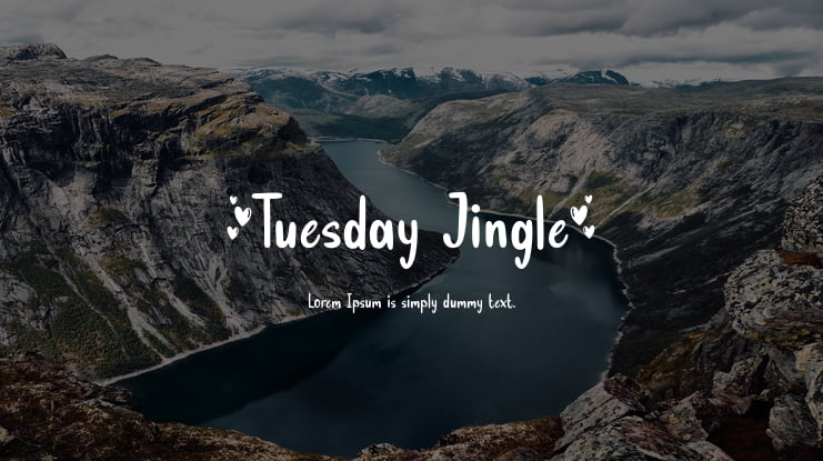 Tuesday Jingle Font