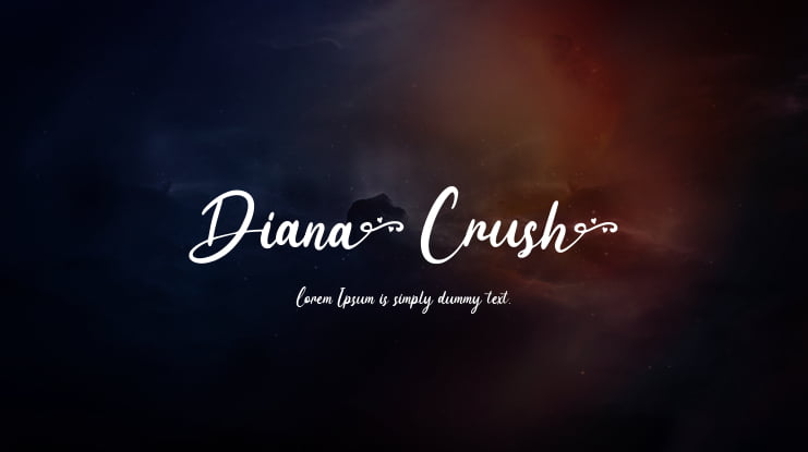 Diana Crush Font