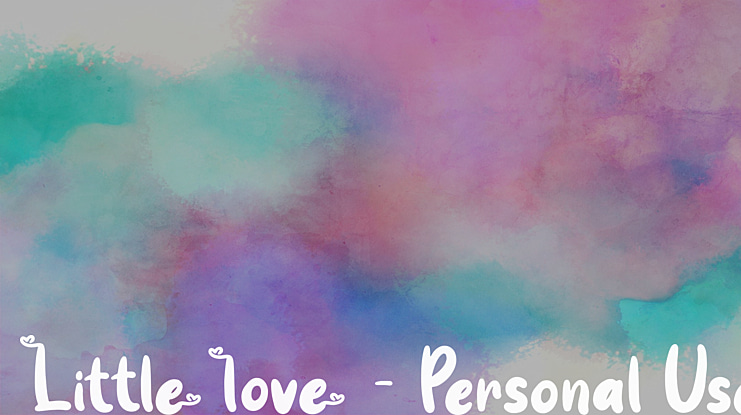 Little love - Personal Use Font