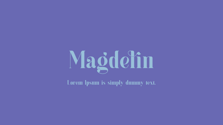 Magdelin Font