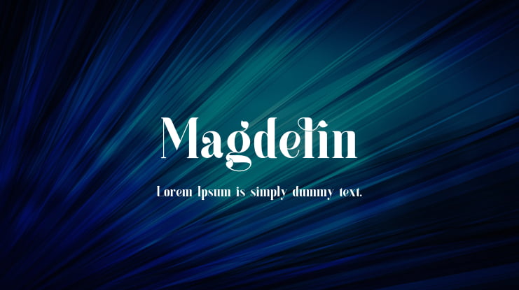 Magdelin Font