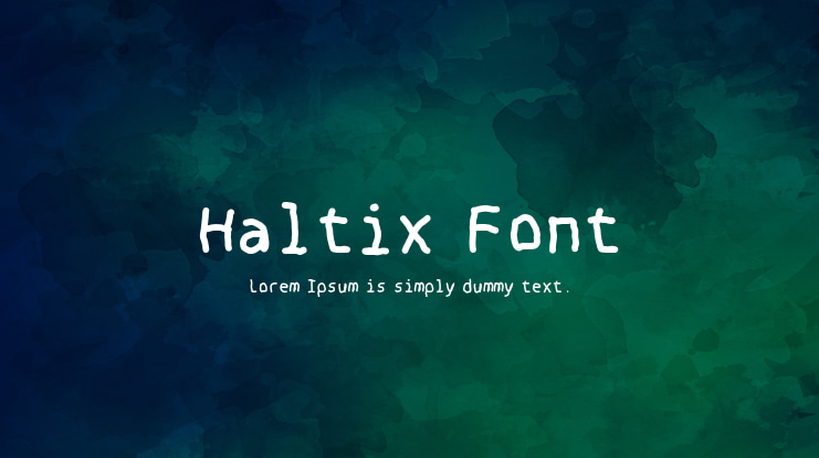 Haltix Font