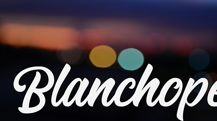 Blanchope Font