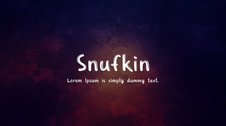 Snufkin Font