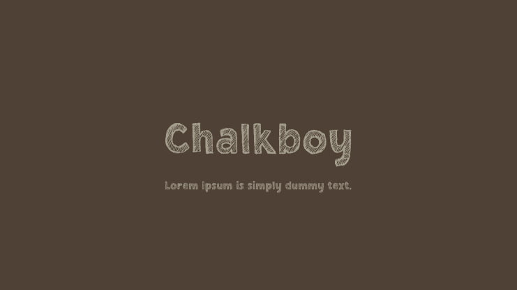 Chalkboy Font