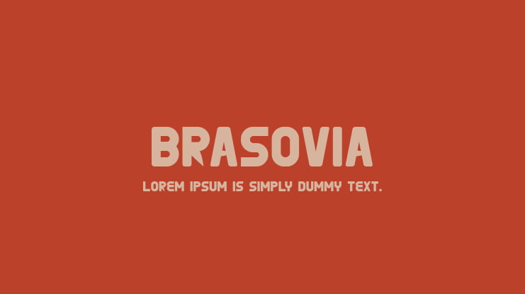 BRASOVIA Font