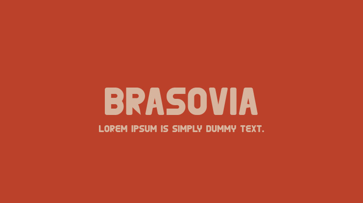 BRASOVIA Font