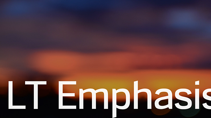 LT Emphasis Font Family