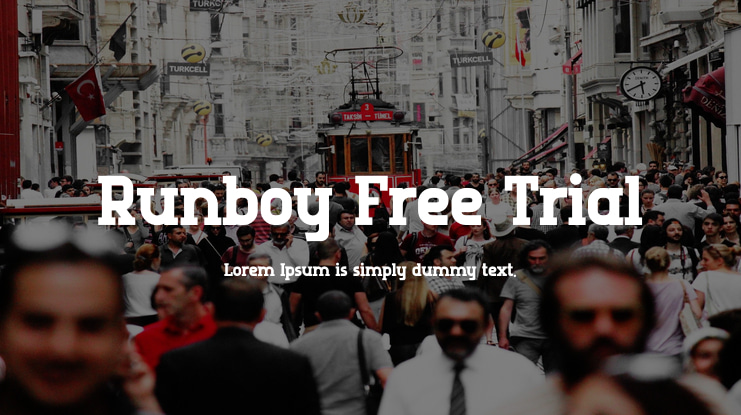 Runboy Free Trial Font