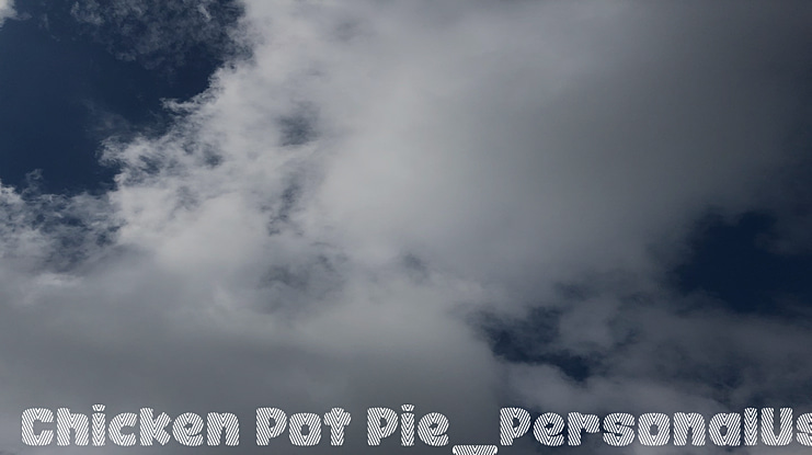 Chicken Pot Pie_PersonalUseOnly Font