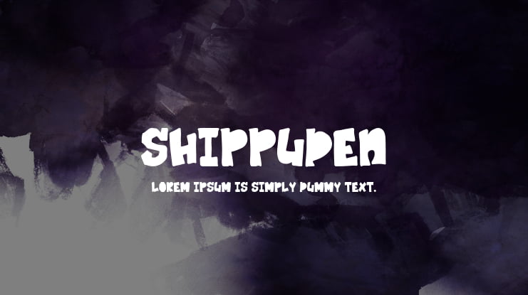 SHIPPUDEN Font