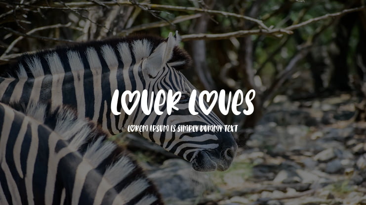 Lover Loves Font