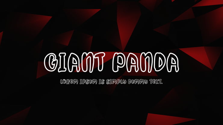Giant Panda Font