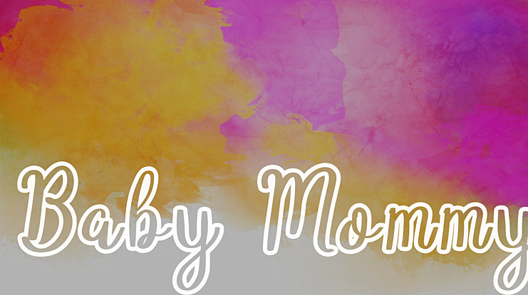 Baby Mommy Font