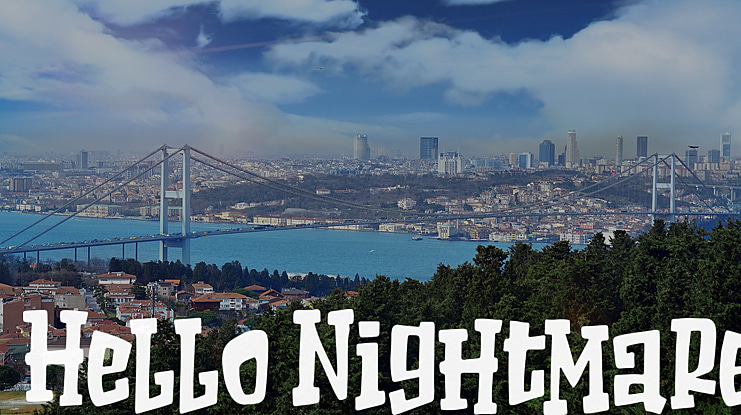 Hello Nightmare Font