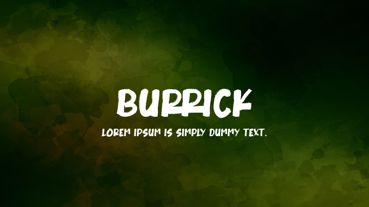 Burrick Font