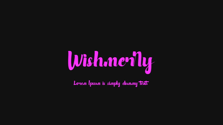 Wishmerry Font