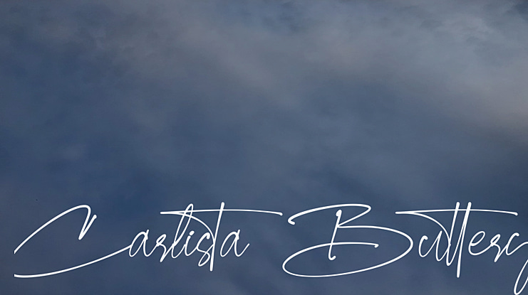 Carlista Buttery Font