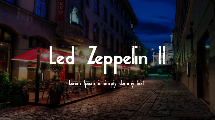 Led Zeppelin II Font
