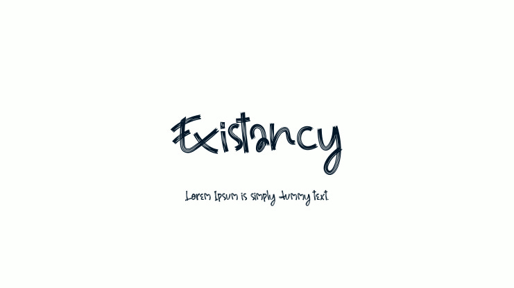 Existancy Font