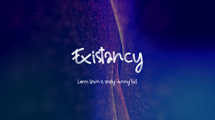 Existancy Font