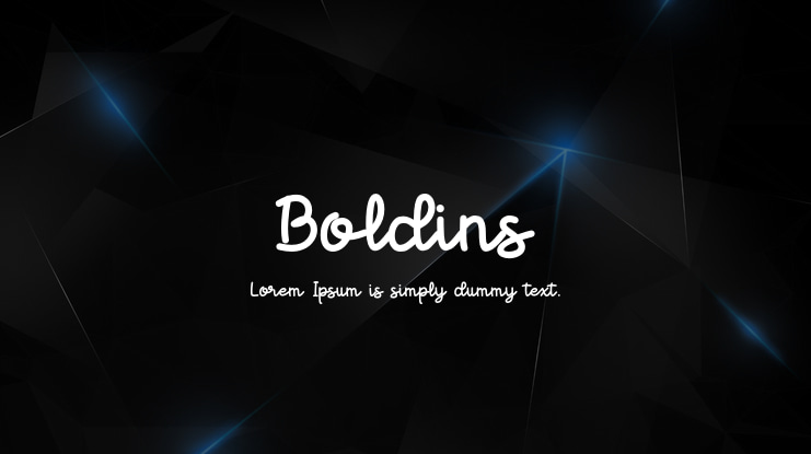 Boldins Font