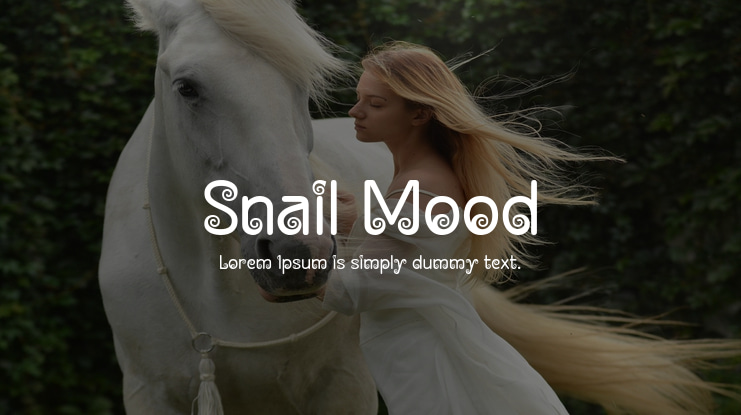 Snail Mood Font
