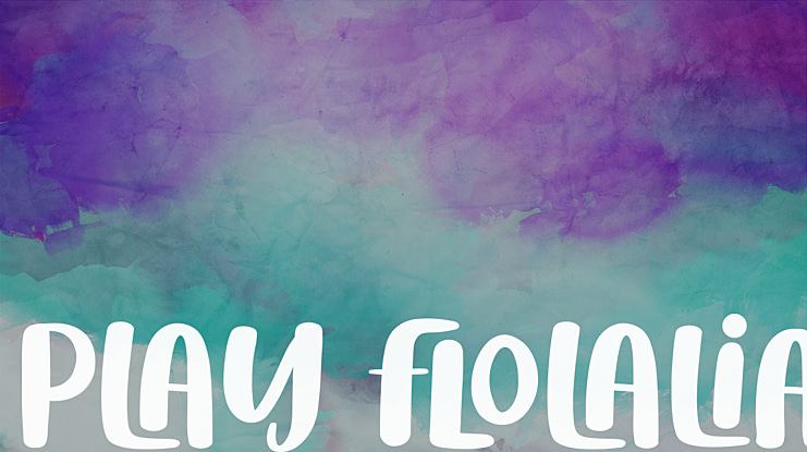 PLAY FLOLALIA Font