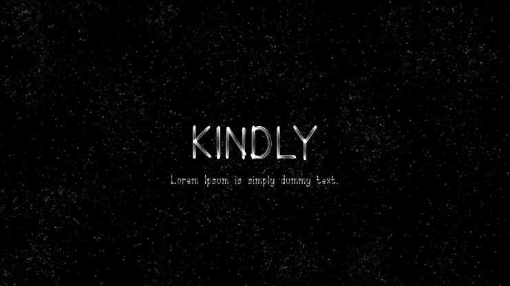 KINDLY Font