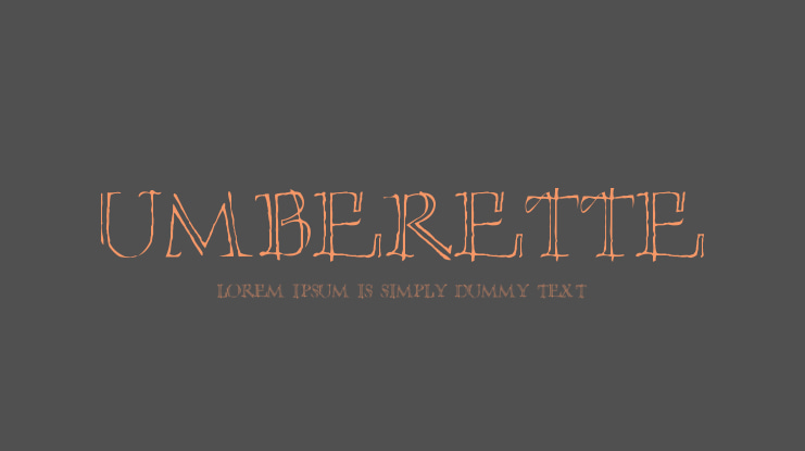 Umberette Font