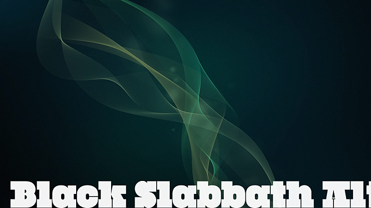 Black Slabbath Alt Font Family