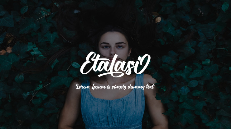 Etalasi Font