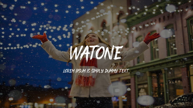 Watone Font