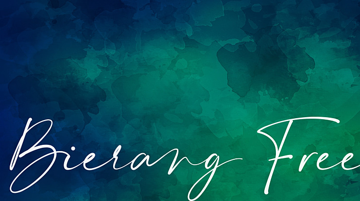 Bierang Free Font