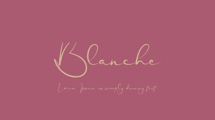 Blanche Font