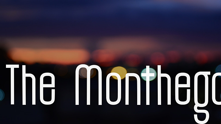 The Monthego Font
