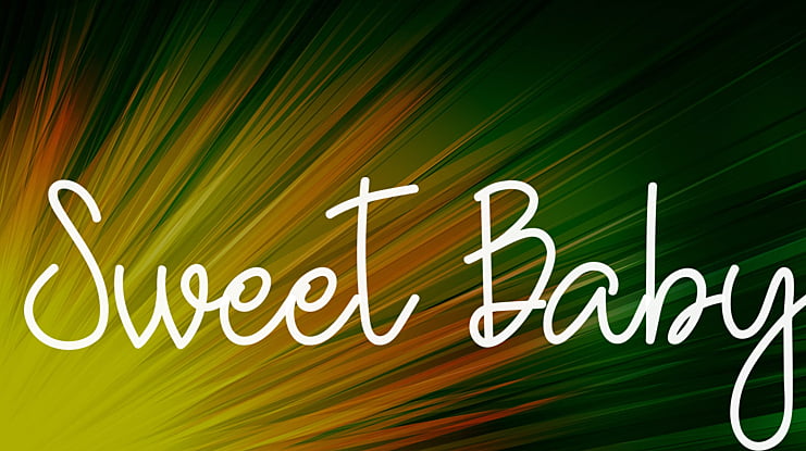Sweet Baby Font