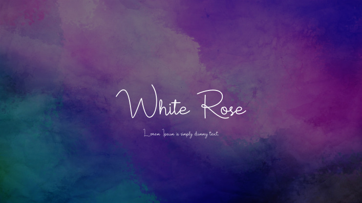White Rose Font