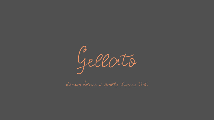 Gellato Font