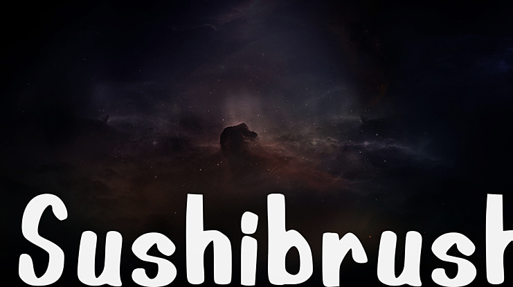 Sushibrush Font